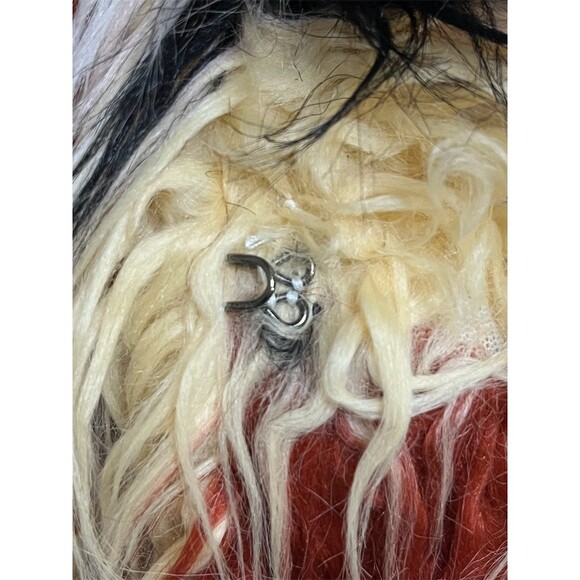 Umgee USA Faux Fur Retro Coat Women’s L Multicolor Open Front Hippie Boho Gypsy - Picture 9 of 11